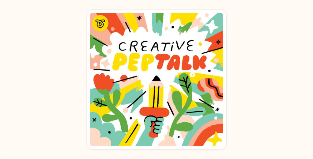 Creative Pep Talk And J Pizza - Top 8 Podcasts for Creatives - Crystal Oliver - Designer Melbourne